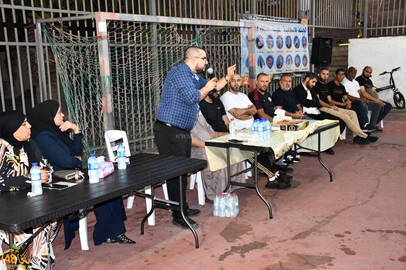 يافا: انطلاق الحملة الدعائية لمرشحي الهيئة الاسلامية في ساحة مسجد الجبلية